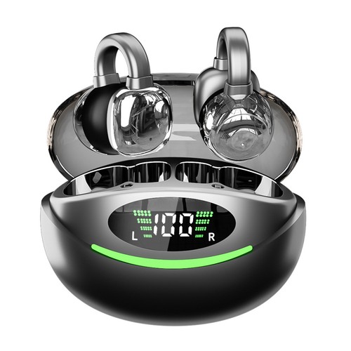 Wireless Clip On Earbuds Bluetooth 5.3 Open Ear Headphones For Android iPhone UK - Picture 2 of 14