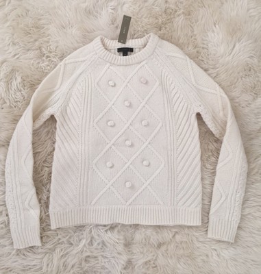 j crew pom pom sweater