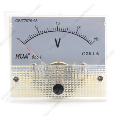 VOLTMETRO ANALOGICO MISURATORE Di Tensione Struttura Semplice Peso - Foto 2