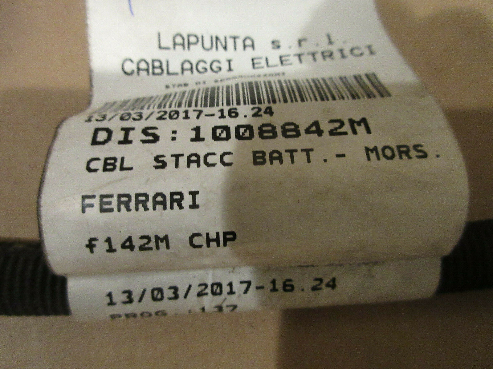 Ferrari 488 - Positive Cable  