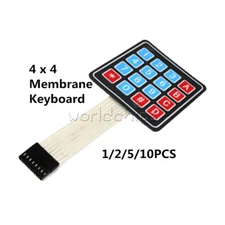 1/2/5/10PCS 16 Key Membrane  4x4 Matrix Array Switch Keypad KeyboardFor Arduino