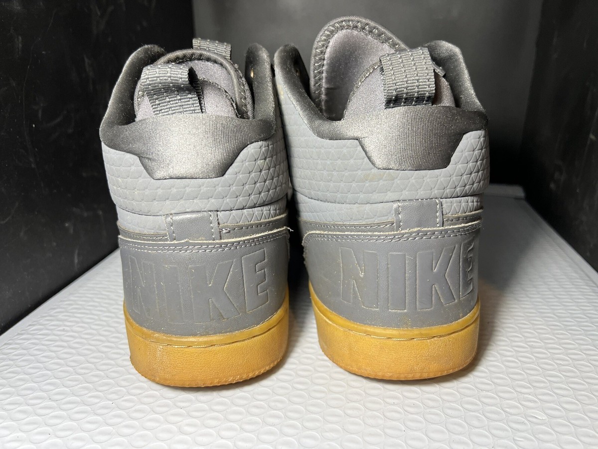 Mens Nike Court Borough Mid Winter Grey Gum Sneakers Shoes AA0547-001 Size 12 Nike Court Borough Mid Winter  main image 2