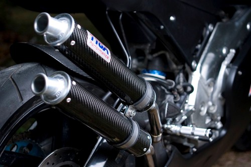 Tyga Performance Silencer, Carbon, Two Stroke, Assy. #EXSL-0003 - Picture 4 of 6