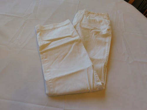 Boston Proper Women's ladies casual Pants Slacks Size 2 White GUC - Picture 2 of 6