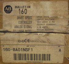 ALLEN BRADLEY BULLETIN 160-BA01NSF1 VARIABLE SPEED DRIVE 3 PHASE 380-460VAC 1.2A