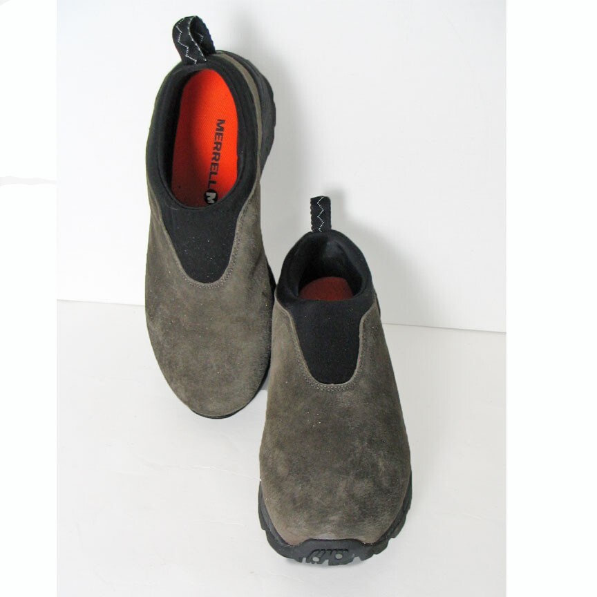 NWOB Merrell Performance scarpe da uomo 7M slip on suole da passeggio stretch top