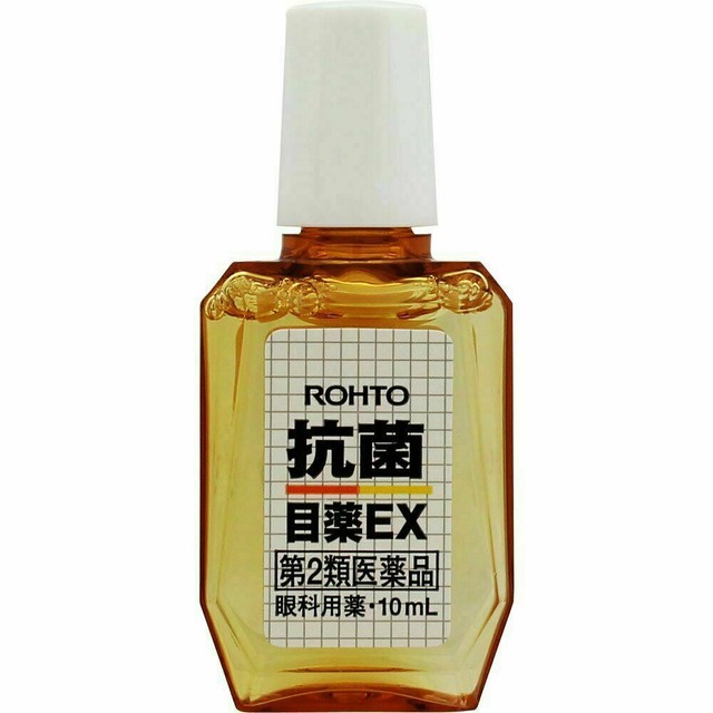 ROHTO Antibiotic Eye Drops EX 10ml Sty Conjunctivitis from Japan