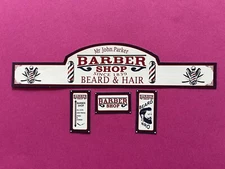 Playmobil Western * Barber Shop * Sticker - Western House Sticker