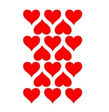 Heart Stickers Scrapbooking PICK SIZE COLOR Vinyl Decal Valentines Love Romance