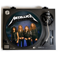 METALLICA Turntable Slipmat for Vinyl Records 12" DJ Slip Mats thrash metal