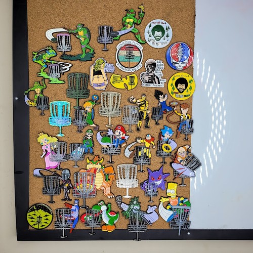 Custom Disc Golf Enamel Bag Pins 