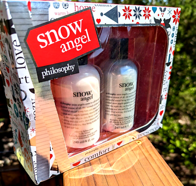 PHILOSOPHY 2-Pc SNOW ANGEL Shower Gel Lotion Gift Set oz
