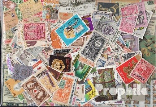 Briefmarken Kolumbien 200 verschiedene Marken