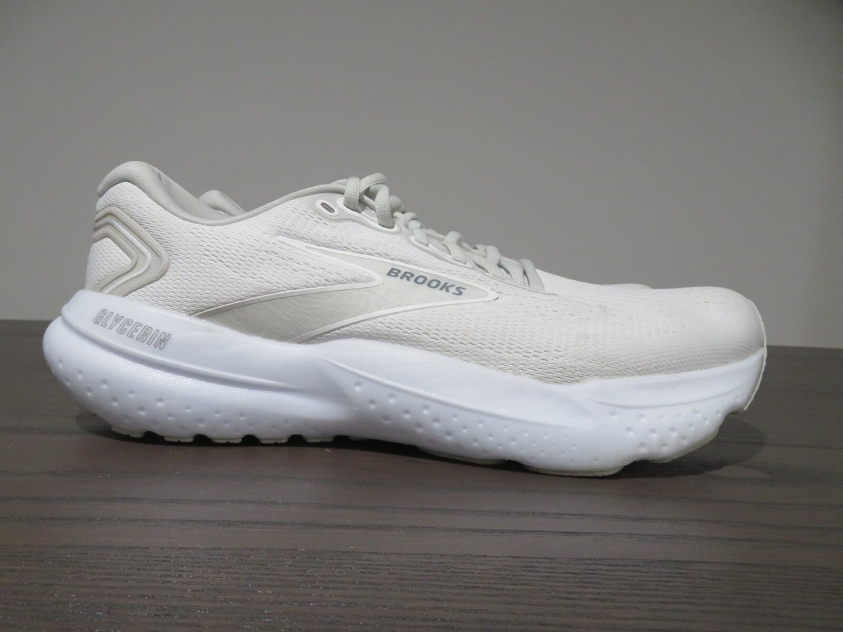 Brooks Glycerin 21 Mens 10 Shoes White Running 1104191D151