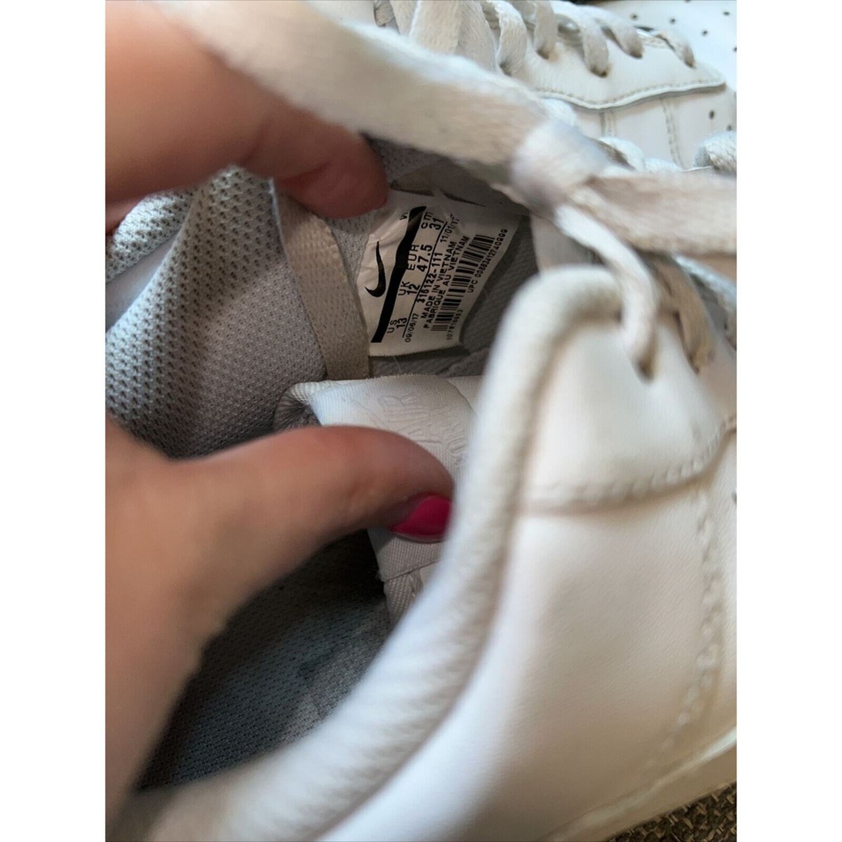 NIKE AIR FORCE 1 Low MENS TRIPLE WHITE Sneakers 315122-111 | Sz 13 Nike 315122-111 Air Force One 1 AF-1 Low Top Triple White  main image 2