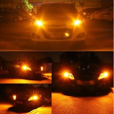Ampoule LED Clignotant BA15S P21W Orange - 144 SMD Chrome, Canbus, 12V, 1000 Lm, Garantie 1 An