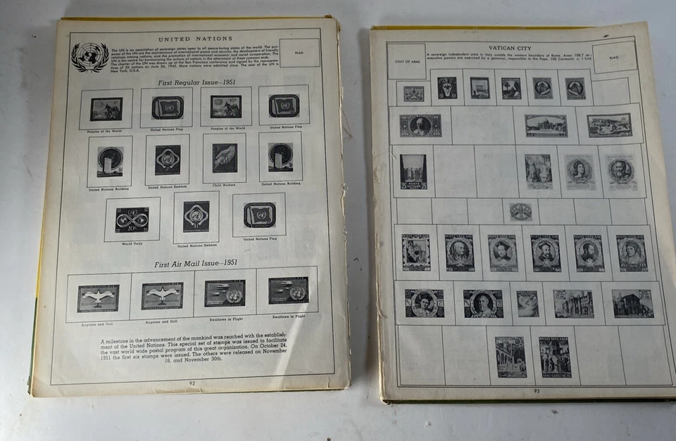 Мой первый альбом марок - винтаж 1961 плюс марки книга для начинающих - Изображение 3 из 4