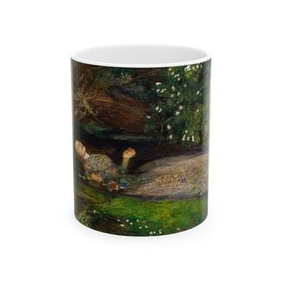 John Everett Millais Ophelia Hamlet Art Nouveau Mug | Decorative Vintage