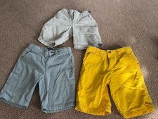 Old Navy Children  s Place Crazy 8 Boys Size 8 Shorts Yellow Gray Khaki Chinos