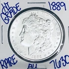 1889 MORGAN SILVER DOLLAR AUTHENTIC HI GRADE U.S. MINT COIN FREE SHIPPING 7630