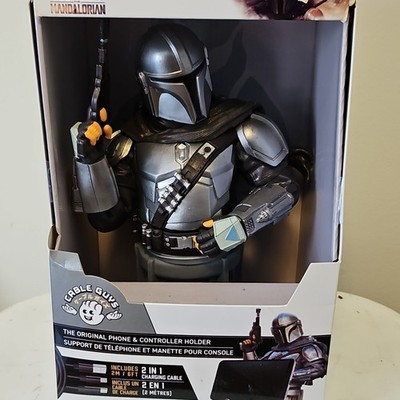 NEW! Cable Guys Star Wars Mandalorian Controller Phone Holder w/Charging Cable