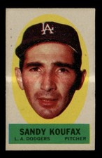1963 Topps Peel-Offs Set-Break Sandy Koufax