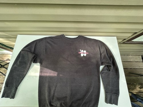 Trader Joes Pullover Crewneck Sweatshirt Crew Men's Medium Gray Employee