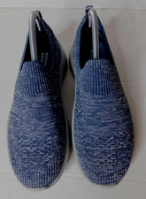 Skechers GOWalk Comfort Women's Shoes - Flex Knit; Dark Blue/Gray - Sz. 8 - New 