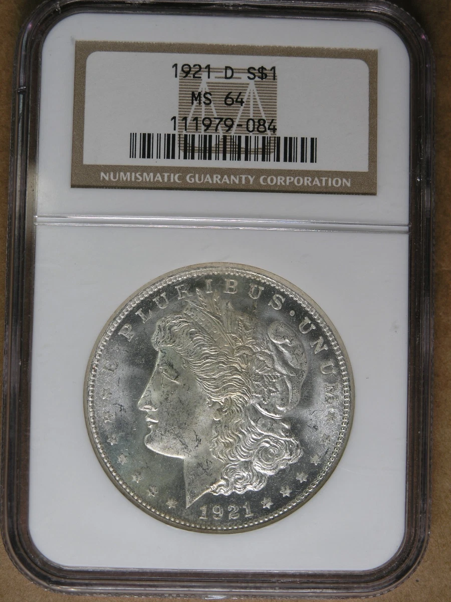 MS 64 Graded 1921 Year Morgan US Dollars (1878-1921) for sale | eBay
