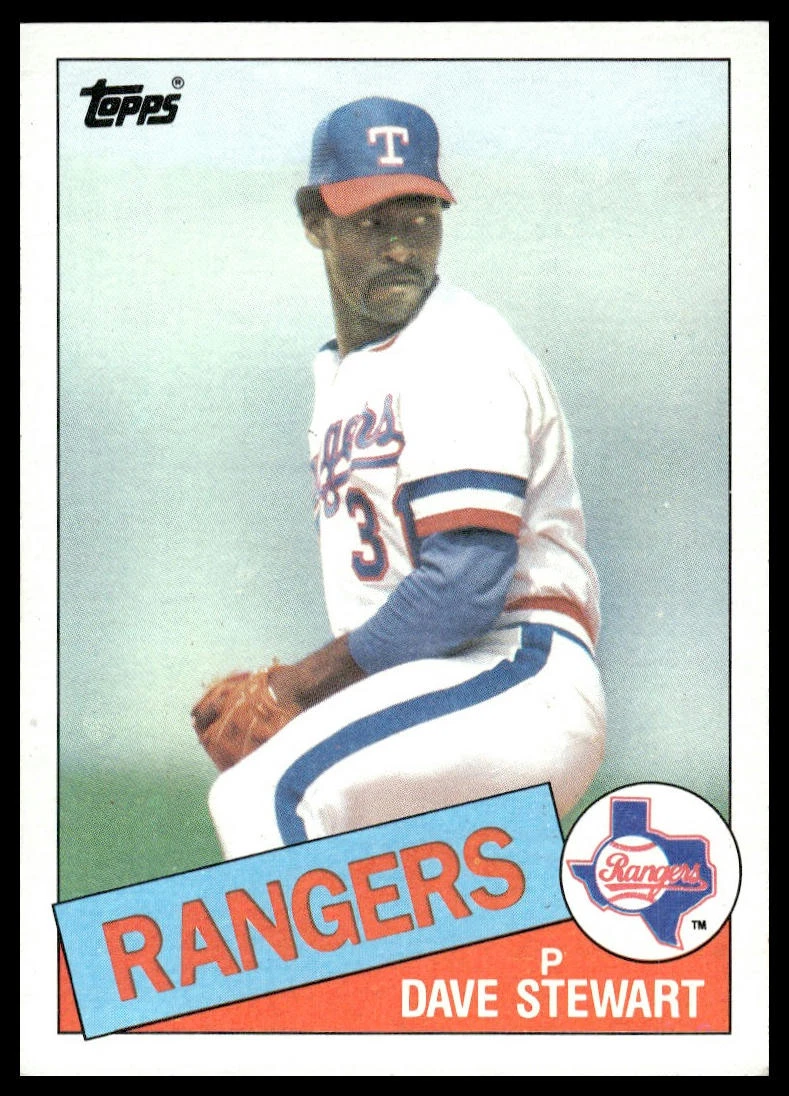 Dave Stewart trading card