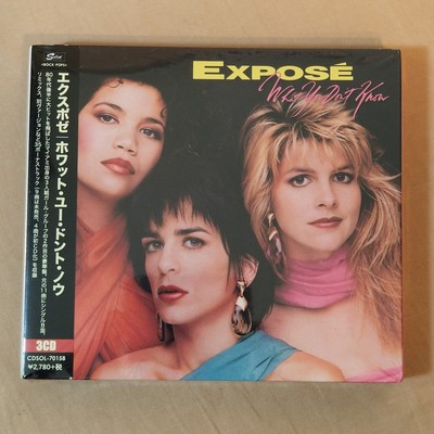 Expose Japan Deluxe 45 Trx 3 CD Set Digipak What You Don't Know Exposé NOT Vinyl