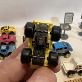 1987 Galoob Micro Machines Road Champs Cars Trucks Monster Lot of 11 W/ Signs **