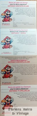 Nintendo Video Game Club   Nordic Set (Sweden, Norway, Denmark, Finland)