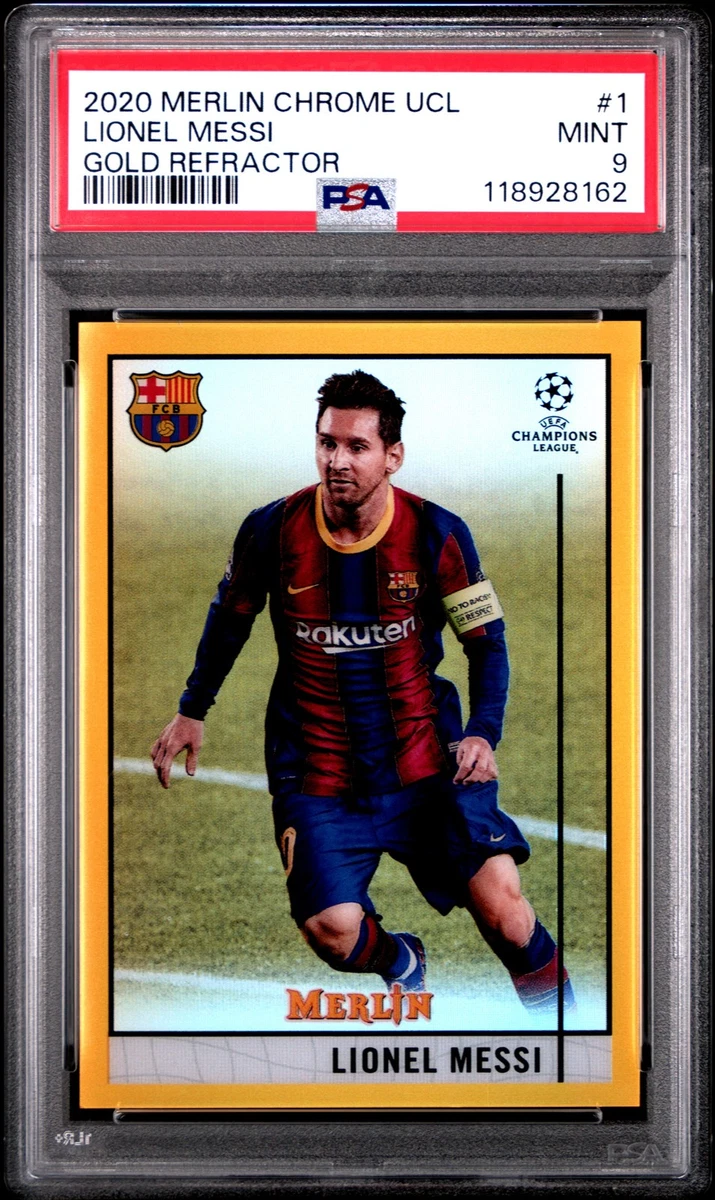 2020-21 Topps Merlin Collection Chrome UCL Lionel Messi #1 for