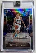 2023-24 Panini One and One - Rookies Rayan Rupert #135 Blue /35 (RC)