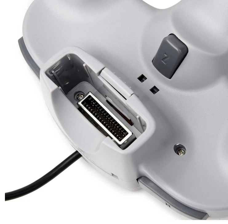 Pack de 2 Manettes Compatibles Nintendo 64 N64 – Joypads Filaire 1,80 m - Gris - Photo 4/4