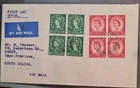 GB - 1952 -5th Dec- 11/2d & 21/2d Values in Blocks Of 4 On Plain First Day Cover