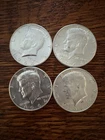 1964-D 50C Kennedy Half Dollar Bu Lot Of 4