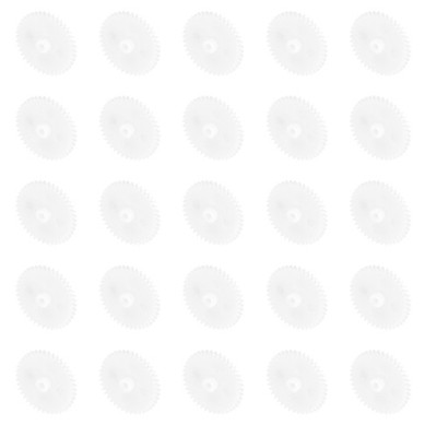 30 Stk. Kunststoffzahnräder 42 Zähne Modell 422A für RC Auto DIY Roboter (Weiß)