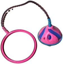 Vintage Skip It Ribbon Streamer Rainbow Color Skipit 2003 Pink Purple Heavy Wear