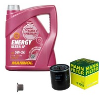Mann Inspektionspaket 5L Mannol Energy Ultra JP 5W-20 FüR Renault 9 1.7