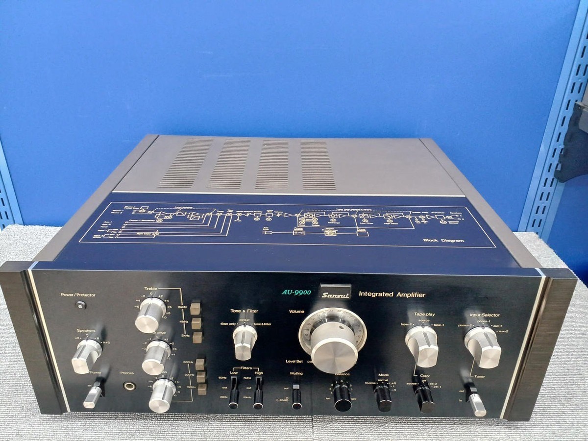 Sansui AU-9900 Integrated Amplifier Vintage Stereo Amp From Japan