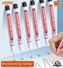 10PCS Long Nib Markers – Fast-Dry, Waterproof Pens for Wood, Metal & Glass