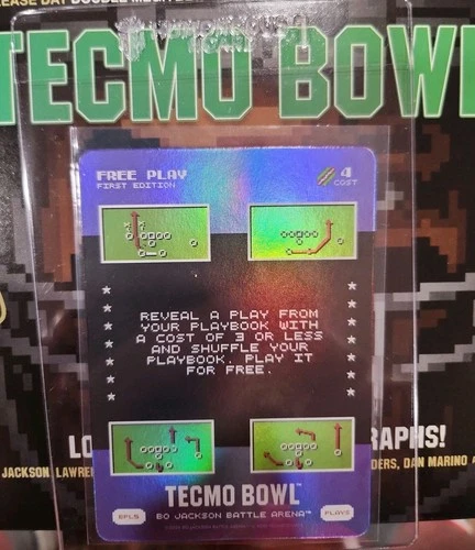 Bo Jackson Battle Arena Tecmo Bowl Bonus Play 5 Free Play - BPL5
