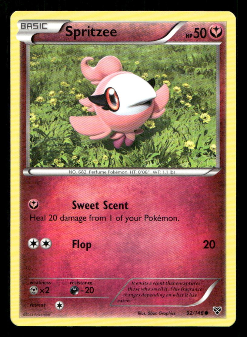 Spritzee 92/146 XY NM/M Pokemon