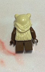 LEGO Star Wars Minifigure sw0067 Ewok Tan Hood Paploo 7139 Vintage Lot 2