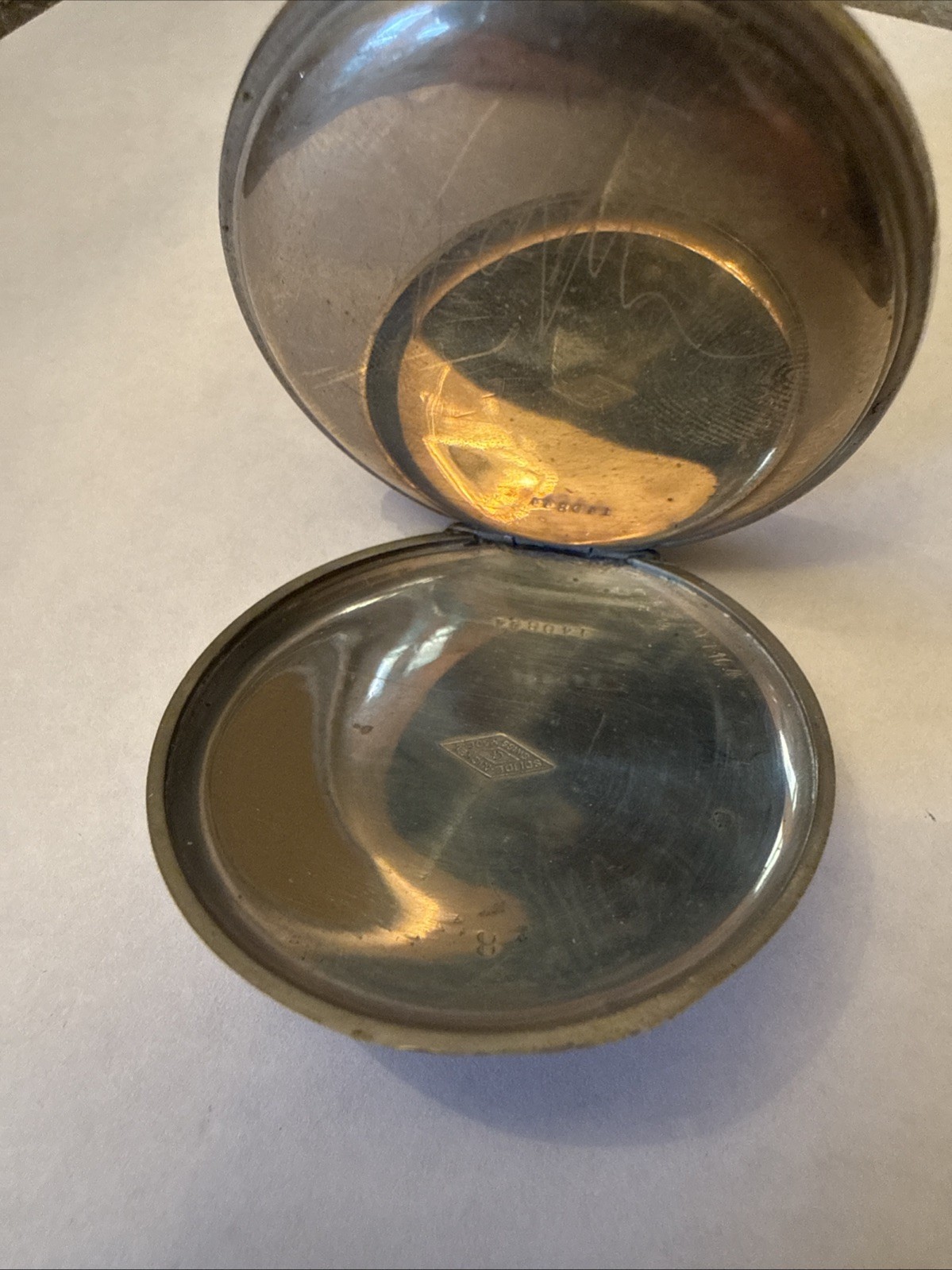 Antique Solid Nickel Pocket Watch - image 4