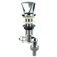 Js WaschgeräTe-Untertischventil, 1/2 Zoll Qv (10 Mm) X 3/4 Abgang - Verchromt