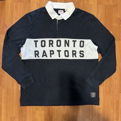 Levi's NBA Toronto Raptors Rugby Polo Large Basketball Long Sleeve NEW W/out Tag