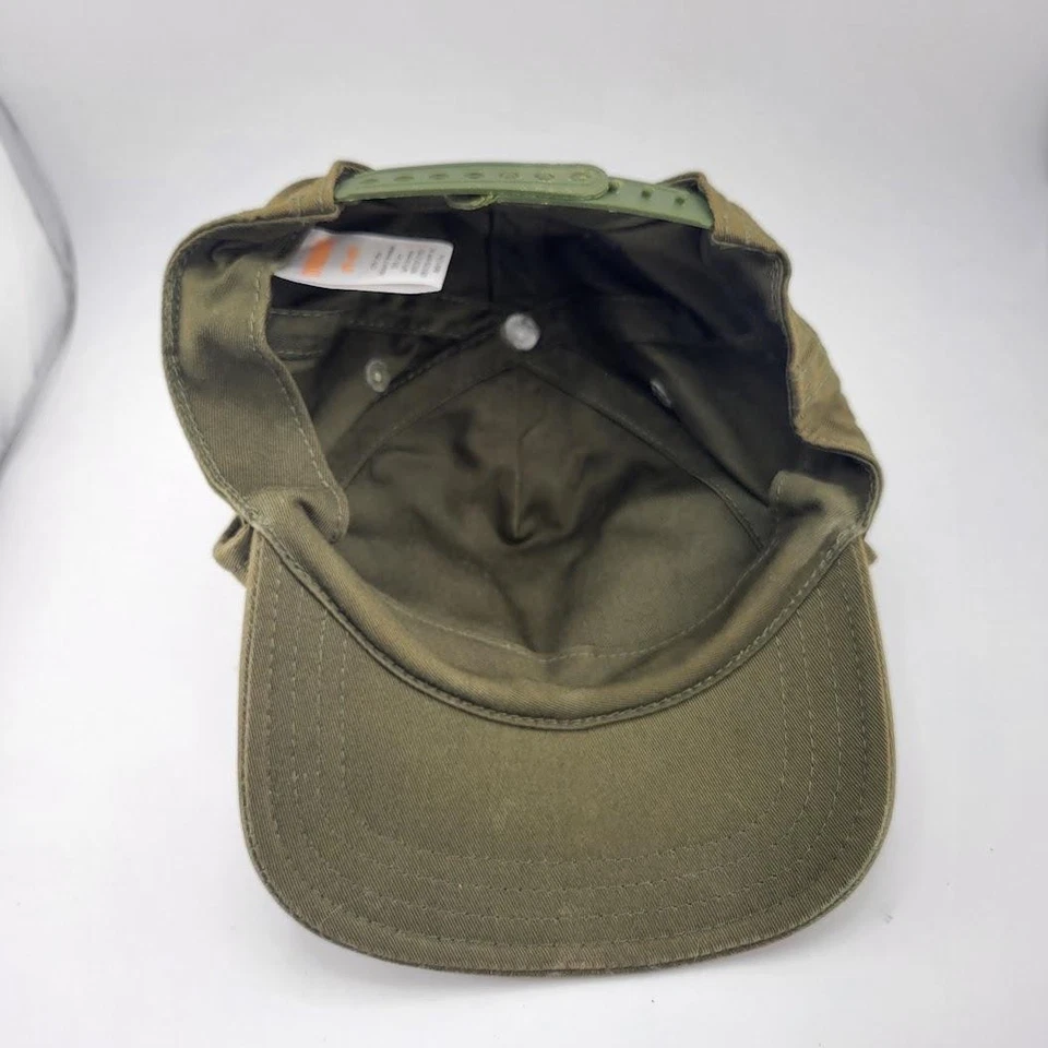 Gymboree Hat Cap Snap Back Olive Green Goggles Novelty Embroidered Graphic Kids - Image 3 of 4